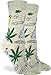 Good Luck Sock Women's Stoned Marijuana Socks, Adult, Shoe Size 5-9