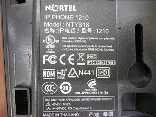 Nortel IP Phone 1210 (NTYS18BA70E6) (Certified Refurbished) - Thumbnail 4