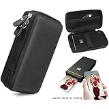 Black Intant Printer Case for Kodak Mini Mobile Wi-Fi &amp; NFC Printer, SereneLife Instant Porter Printer, Pickit M2, New LG Pocket Photo Printer 3 PD251, Mesh Pocket for Photo Paper and Cable