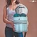 Knitting Bag - Yarn Organizer for All Your Knitting Accessories with Bonus Crochet Hook Case, 7 Pockets + Divider for Extra Storage of Projects & Supplies