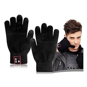 Kompatibler Touchscreen Smartphones Originelles Geschenk Kabellose Handschuhe mit Bluetooth-Verbindung