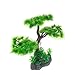 Saim Artificial Pine Tree Plastic Plant Decor for Aquarium Fish Tank Bonsai Ornament Red Green 7