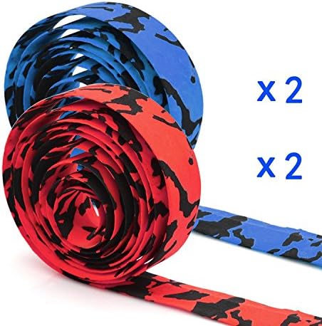 superdream Camouflage Series Comfort Gel Road Bike Handlebar Tape Bike Bar Tape with Reflective Bar Plugs