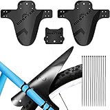 Mountian Bike Fender, MTB Mudguard, Front and Rear Compatible, Cycling Fender Fits 26