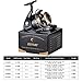 Goture Ultralight Spinning Reel Smooth Fishing Reel with Metal Spool Freshwater Saltwater GT-V Series Up to 22 LB Drag