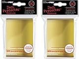 (100x) Ultra PRO Gold Deck Protectors Sleeves Standard MTG Colors