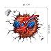 Spiderman Wall Through-Wall Stickers With Decor Decal Art Removable Vinyl Home Art Decor For Kids Nursery Bedroom
