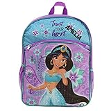 Personalized Licensed Disney Character Backpack - 16 Inch (Aladdin Princess Jasmine)