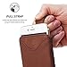 iPhone 6 and 6S Case, Snugg Apple iPhone 6 and 6S Distressed Brown Leather Pouch Case [Card Slot] Apple iPhone 6 and 6S Pouch Case Cover Executive Design