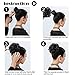 Beauty Angelbella Hair Bun Extension Synthetic Ponytail Wavy Curly Messy Hair Pieces Hairpiece for Women