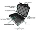 CASEMATIX Compact Waterproof Microphone Travel Case Bag - Designed to Carry Blue Raspberry Premium Mobile USB Microphone for PC, Mac, iPhone and iPad - Rugged Outer Shell and dense Foam