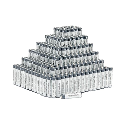 Amazon Basics AAA-Alkali-Batterien, Industriequalität, 1,5 V, 5 Jahre lagerfähig, 300 Stück