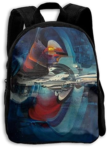 NOLIN AZU Spaceship Kids Backpack For Boys Girls School Travel