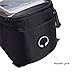 COTEetCI Bicycle Frame Front Tube Beam Bag Transparent PVC Cycling Pannier Pouch Basket for 5.7 inch Mobile Phone Screen Touch Holder