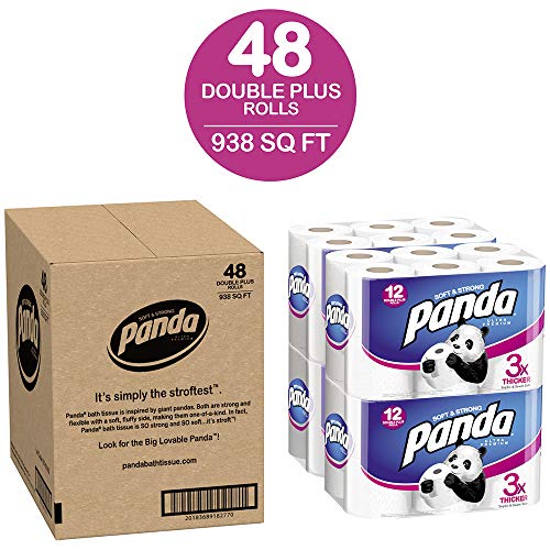 Panda Ultra Premium Toilet Paper, White, 48 Rolls 695641897180 eBay