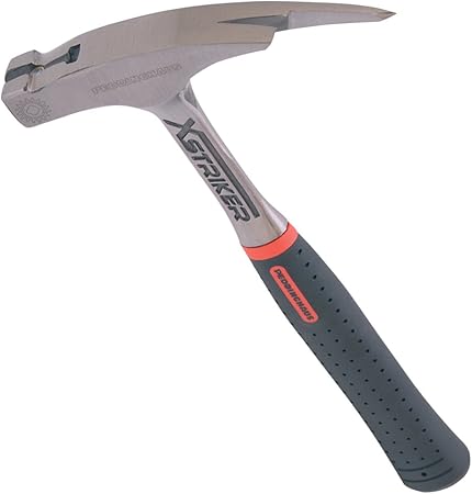 Mob Outillage 0407000001 Marteau De Charpentier X Striker Forge Une Piece Entierement Poli Tete Aimantee Poignee Elastomere Amazon Fr Bricolage