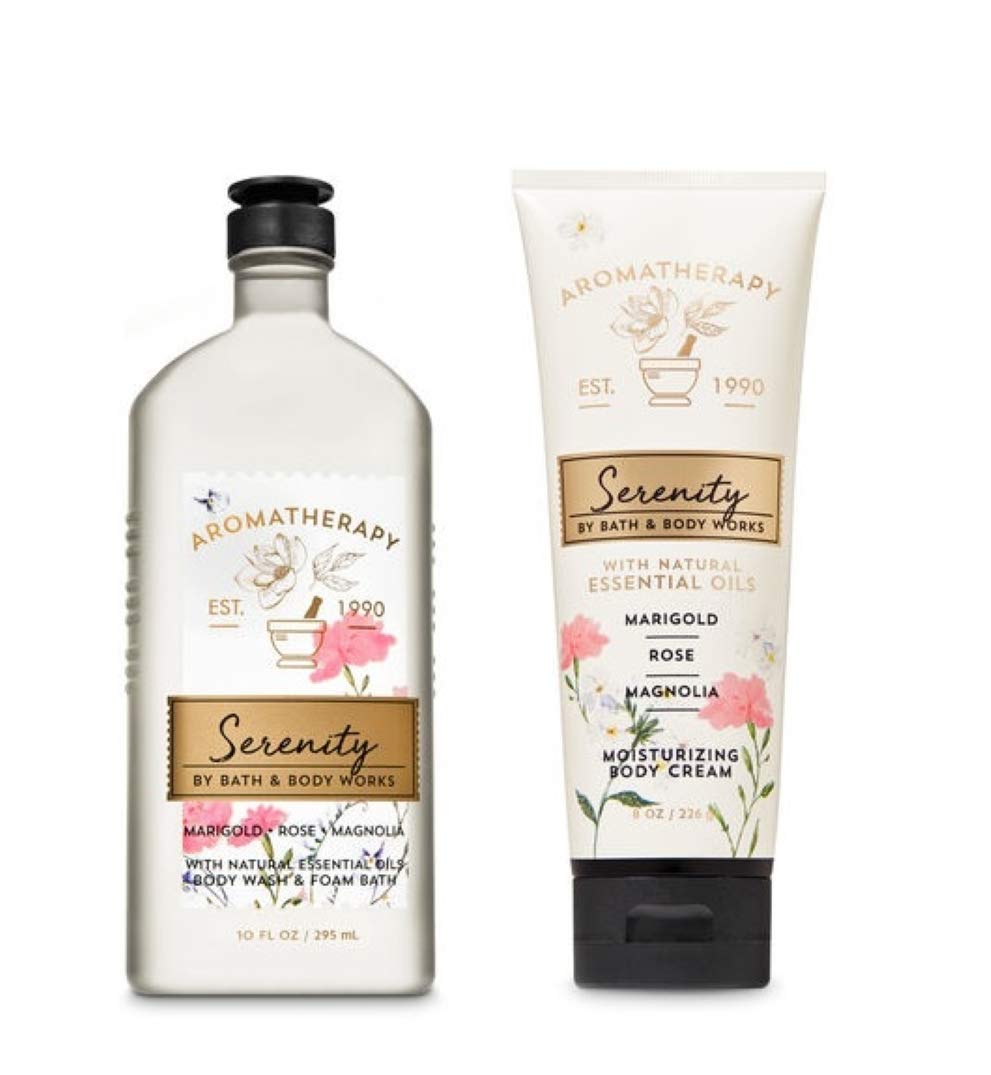 Bath and Body Works Aromatherapy Serenity Marigold