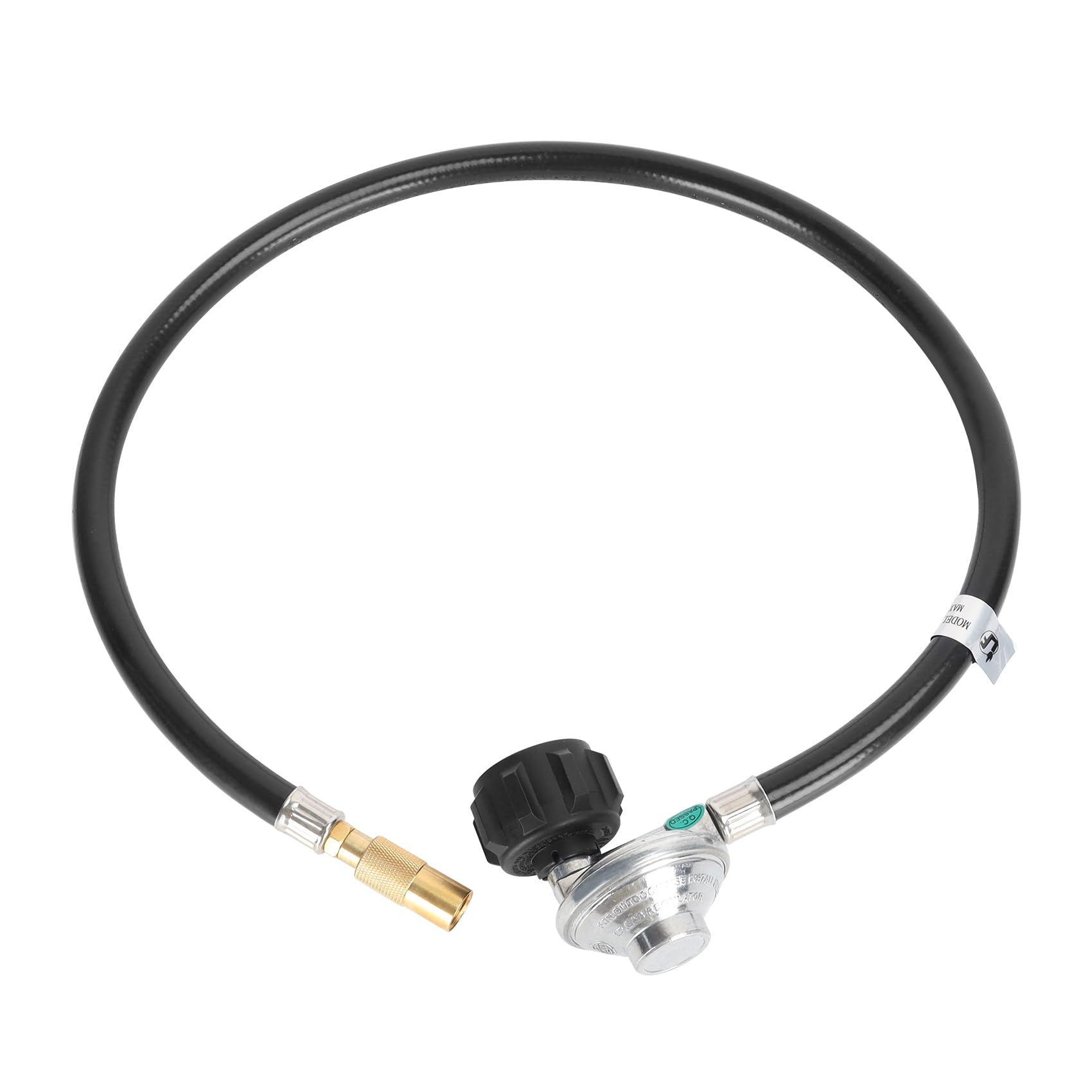Photo 1 of MOASKER 5471 Propane Adapter Hose and Regulator Kit for Blackstone 17" & 22" Tabletop Griddle to 20 lb Tank, Gas Propane Adapter Hose with QCC1 Inlet for Blackstone Extends Up to 2.6FT, CSA Certified