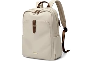 Laptop Backpack Purse for Women Fits 16 Inch Notebook Casual Daypack Work Travel College Bookbag Fashion Computer Bag (Aprico