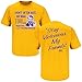 LSU Football Fans. Stay Victorious. I Don't Often Hate (Anti-Bama) Gold T-Shirt (S-5X)