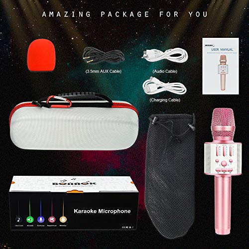 6 BONAOK+Upgraded+%25E3%2580%2591Bluetooth+Microphone+Rechargeable