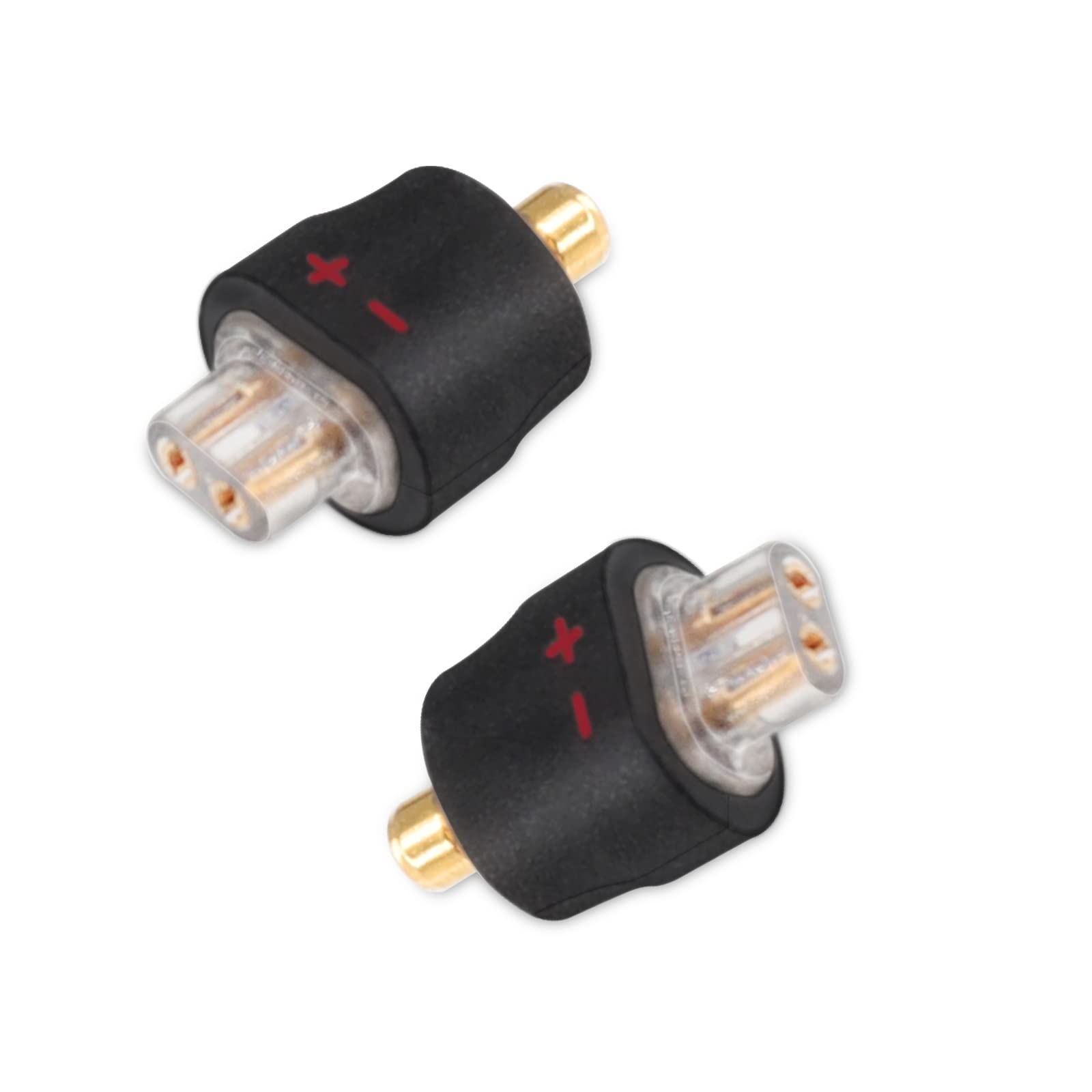 okcsc 0.78/0.75 Dual Pin Cable to MMCX Male Adaptor Work for 0.78/0.75 2 Pin Cable Connected with Shure MAGAOSI K5 LZA4 A5 se215 se315 SE535 846 425 Black — image 1