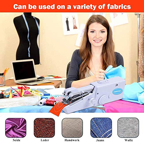 Handheld Sewing Machine Portable Electric Cordless Sewing Machine is Easy to Carry - Can Quickly Repair Clothes Convenient for Daily Life