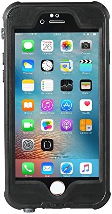 iPhone 6s Waterproof Case, Goproof Surpass Series IP 68 Standard Waterproof Snowproof Dirtproof Drop-proof Protective Case Cover for 6s 4.7inch (Black)