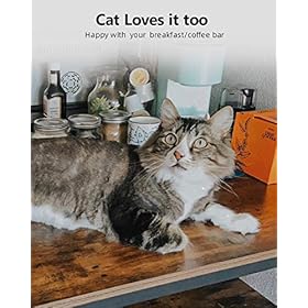 MIERES 5 Pcs Dining Table Set, kitchen Table and Chairs for 4 Kitchen Counter with Bar Height Stools, Ideal for Pub︱Home︱Farmhouse Restaurant︱Cafe, MDF Top & Steel Frame 51yH9%2BX5chL