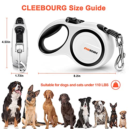Upgraded Retractable Dog Leash, Heavy Duty Pet Walking Leash with Anti-Slip Handle, 16ft Strong Nylon Tape for Medium… - Image 8