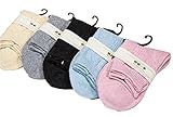 5 Pairs Cashmere Socks Wool Women's Winter Socks(5 Colors)
