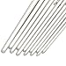 StarVast Painting Brushes, 12pcs Professional Angled Paint Brush Set for Watercolor/Oil/Acrylic/Crafts/Rock/Face Painting and Gouache - White
