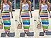 Leezeshaw® Womens Crop Top Midi Skirt Outfit Two Piece Bodycon Maxi Dress