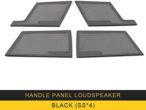 XHULIWQ Car Door Loudspeaker Chrome Pad Speaker Cover Trim Frame Sticker Interior Accessories,For VW Volkswagen Atlas Teramont 2017-2019