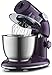 Gourmia EP600 6-Quart, Planetary Action Stand Mixer, with Stainless Steel Bowl Boysenberry- 650 Watts ETL rated 1000 Watts Maximum- Includes Free Recipe Book - 110V