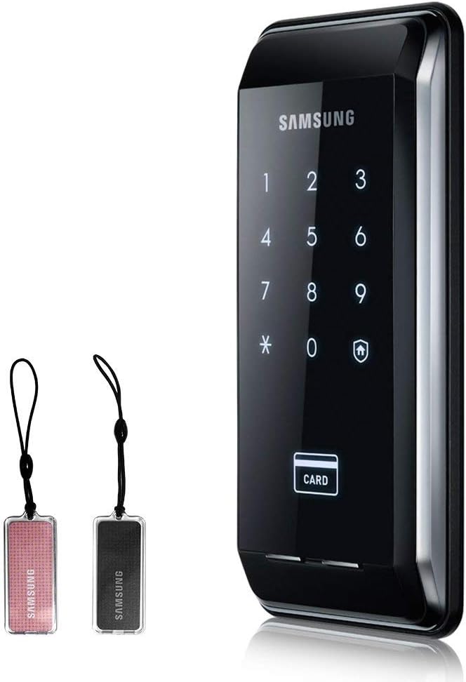 SAMSUNG Digital Smart Door Lock EZON SHS-2920 Keyless Touch type with 2 pcs key tags by Samsung