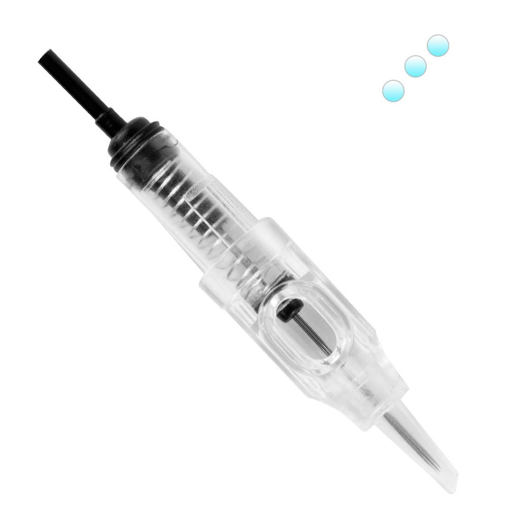 CHUSE 3 Slope Cartridges Disposable Permanent Makeup PMU Tattoo Microblading Machine Needles (10Pcs)