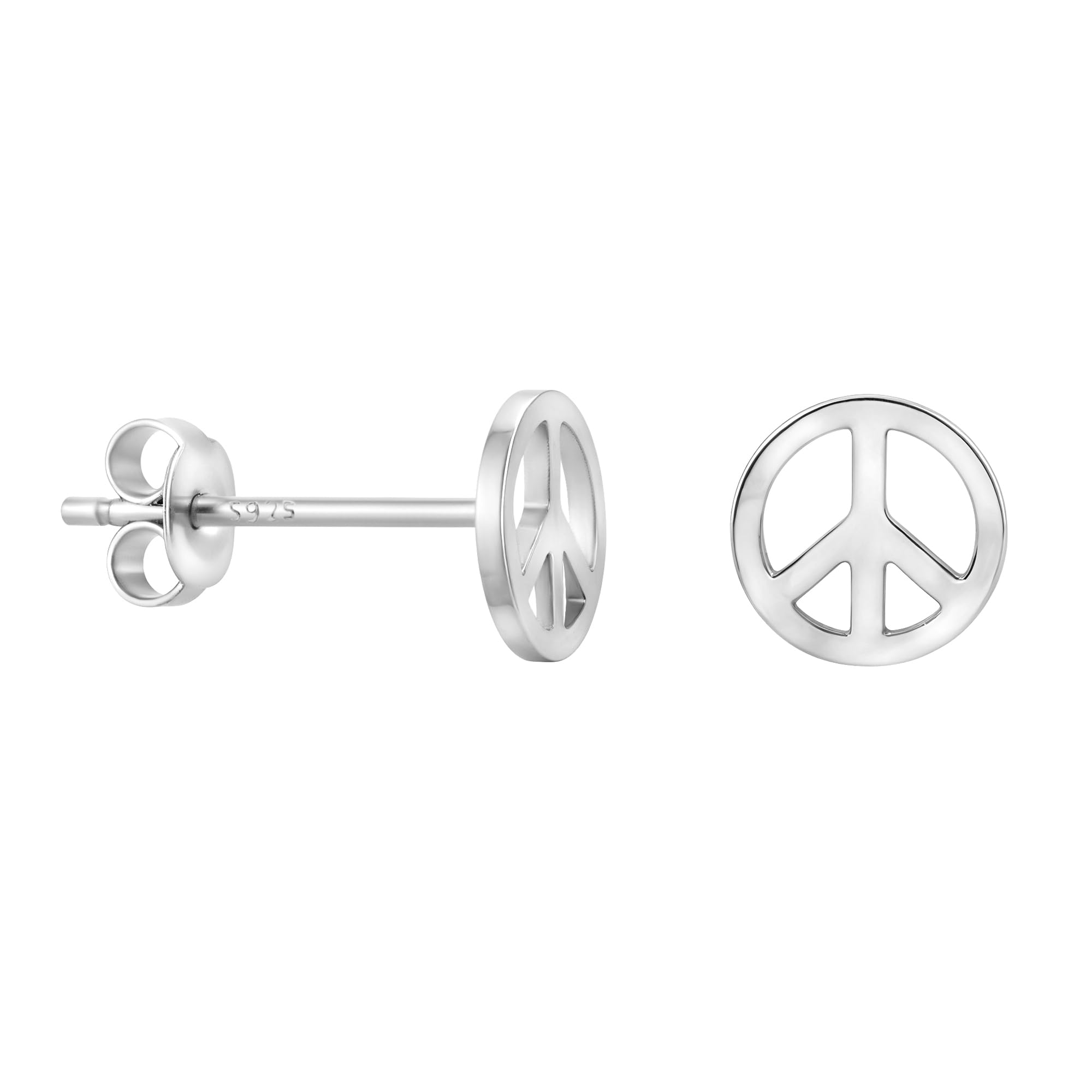 SOFIA MILANI - Women's Earrings 925 Silver - Peace Stud Earring - E0756