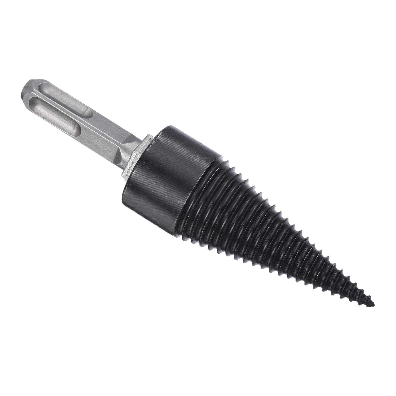 PATIKIL 32mm Firewood Log Splitter Drill Bit, Removable Drill Bits Electric Drills Screw Cone Driver with Square Shank for Home and Outdoor