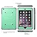 ULAK iPad Mini Case [KNOX ARMOR] Full-Body Rugged Hybrid Protective Case Kickstand for Apple iPad Mini 1/2/3 with Built-in Screen Protector(Mint Green)