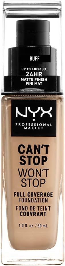 NYX Can’t Stop Won’t Stop Matte Foundation Buff 30ml New Formula