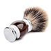 Shaving Brush,Edow Luxury Silvertip Badger Bristle Brush with Heavy Alloy Base and Ergonomic Handle for Any Methods of Shaving.