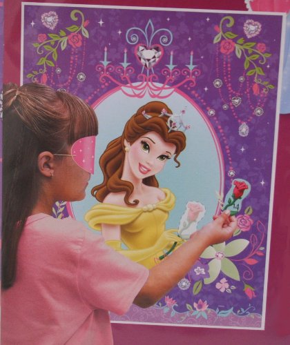 Beauty and the Beast 'Belle' Party Game Poster (1ct)
