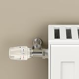 LJAPPLIED Thermostatic Radiator Head 2 Pack M30x1.5 TRV Valve Replacement White view 6