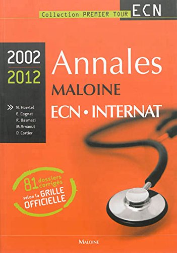 Annales Maloine internat-ECN 2002-2012