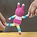 green sprouts Animal Friend Rattle Made from Organic Cotton | Encourages Whole Learning The Healthy & Natural Way | Crocheted by Hand, Soft & Flexible, Playful Rattle Sound