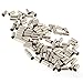 zimo 50pcs Jagwire Bike 5mm Brake Cable Housing Ferrule End Caps