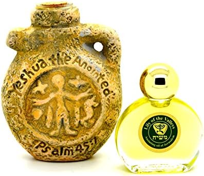Blessing from Jerusalem Lily of the Valleys Anointing Jerusalem oil flask Israel Holy Land Yeshua replica
