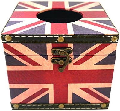 Elegant Hand Crafted Wooden Tissue Box Dispenser (5.55.54.9inches)