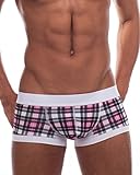 Croota Mens Underwear, Low-Rise Boxer Brief, Satin Accented Waistband